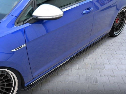 Maxton Racing Side Skirts Diffusers Volkswagen Golf R / R-Line Mk7 Facelift