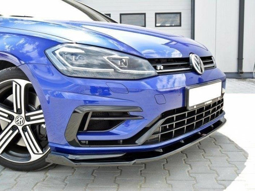 Maxton Front Splitter V.1 Volkswagen Golf R / R-Line Mk7 Facelift Maxton Front Splitter V.1 Volkswagen Golf R / R-Line Mk7 Facelift