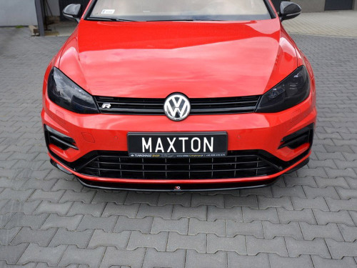 Maxton Front Splitter V.5 Volkswagen Golf R / R-Line Mk7 Facelift