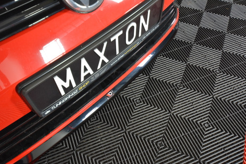 Maxton Front Splitter V.6 Volkswagen Golf R / R-Line Mk7 Facelift