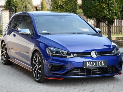 Maxton Front Side Splitters Volkswagen Golf R / R-Line Mk7 Facelift Maxton Front Side Splitters Volkswagen Golf R / R-Line Mk7 Facelift