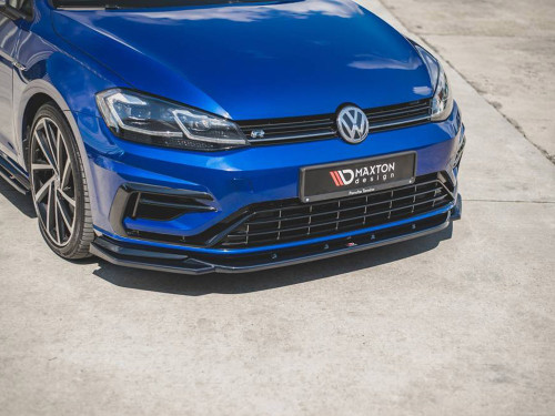 Maxton Front Splitter V.9 Volkswagen Golf R / R-Line Mk7 Facelift Maxton Front Splitter V.9 Volkswagen Golf R / R-Line Mk7 Facelift