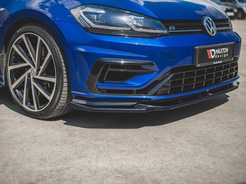 Maxton Front Splitter V.9 Volkswagen Golf R / R-Line Mk7 Facelift Maxton Front Splitter V.9 Volkswagen Golf R / R-Line Mk7 Facelift