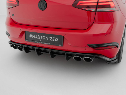 Maxton Rear Valance Volkswagen Golf R Hatchback Mk7 Facelift