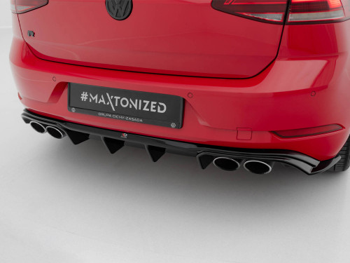 Maxton Rear Valance V.3 Volkswagen Golf R Mk7 Facelift