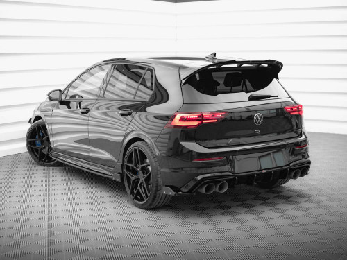 Maxton Rear Side Splitters V.6 + Flaps Volkswagen Golf R Mk8