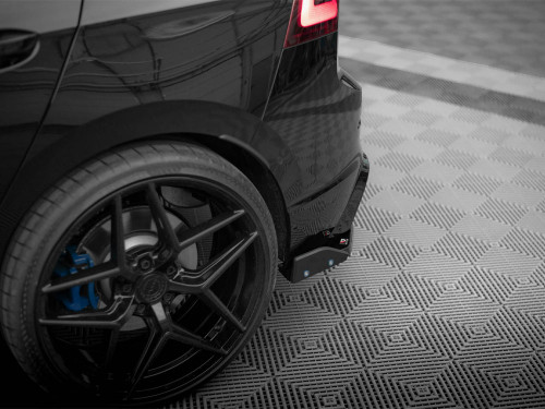 Maxton Rear Side Splitters V.6 + Flaps Volkswagen Golf R Mk8