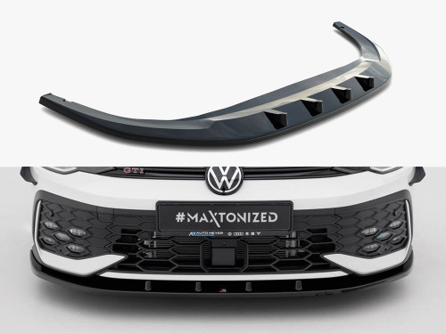 Maxton Front Splitter V.1 Volkswagen Golf GTI / GTE / R-Line Mk8 Facelift