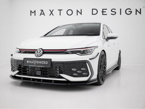 Maxton Front Splitter V.1 Volkswagen Golf GTI / GTE / R-Line Mk8 Facelift