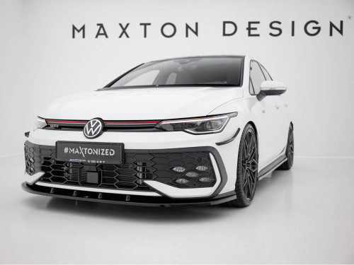 Maxton Front Splitter V.2 Volkswagen Golf GTI / GTE / R-Line Mk8 Facelift
