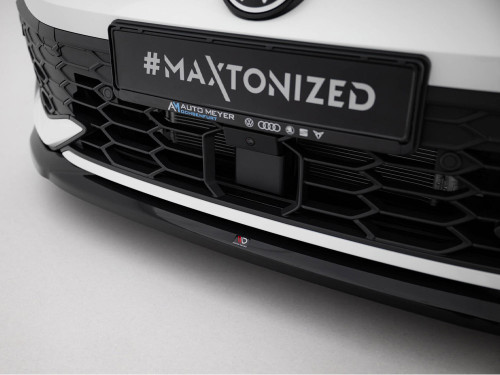 Maxton Front Splitter V.4 Volkswagen Golf GTI / GTE / R-Line Mk8 Facelift
