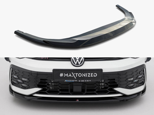 Maxton Front Splitter V.4 Volkswagen Golf GTI / GTE / R-Line Mk8 Facelift
