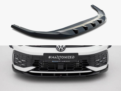 Maxton Front Splitter V.5 Volkswagen Golf GTI / GTE / R-Line Mk8 Facelift
