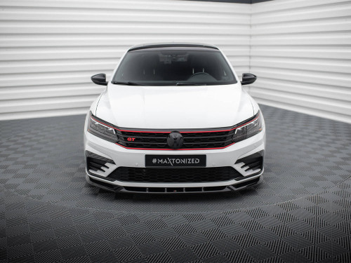 Maxton Front Splitter V.2 Volkswagen Passat GT B8 Facelift USA