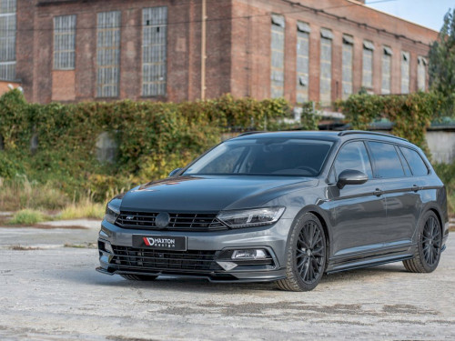 Maxton Front Splitter V.2 Volkswagen Passat R-Line B8 (2015-19)