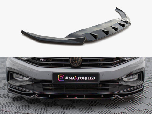 Maxton Front Splitter V.1 Volkswagen Passat R-Line B8 Facelift