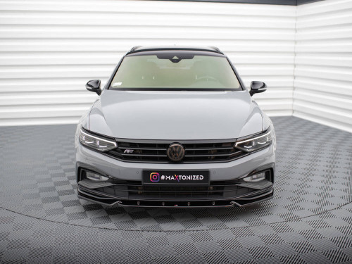 Maxton Front Splitter V.1 Volkswagen Passat R-Line B8 Facelift