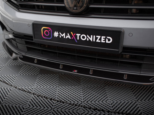 Maxton Front Splitter V.1 Volkswagen Passat R-Line B8 Facelift