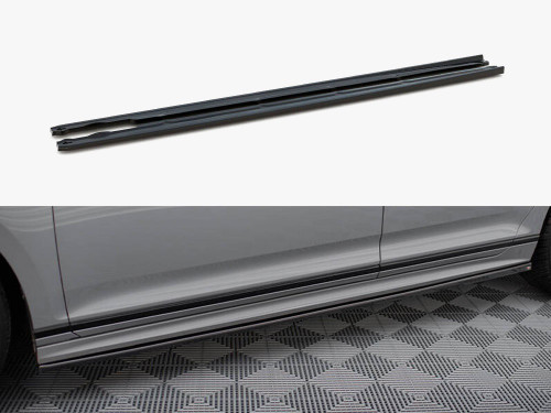 Maxton Side Skirts Diffusers Volkswagen Passat R-Line B8 Facelift