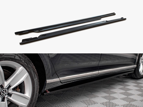 Maxton Side Skirts Diffusers VW Passat B8 Facelift