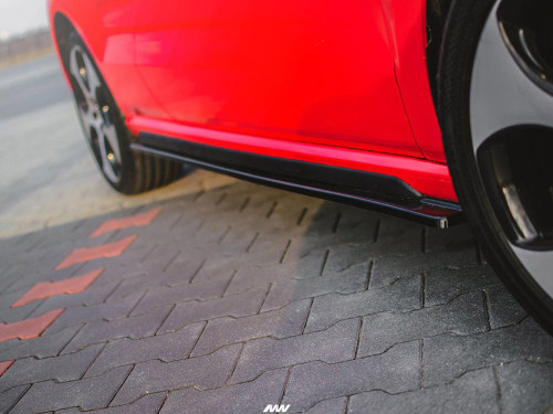 Maxton Side Skirts Diffusers Volkswagen Polo GTI Mk5 Maxton Side Skirts Diffusers Volkswagen Polo GTI Mk5