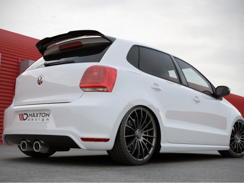 Maxton Spoiler CAP Volkswagen Polo Mk5 (R WRC Look)
