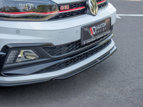 Maxton Front Splitter V.4 Volkswagen Polo GTI / R-Line Mk6 Maxton Front Splitter V.4 Volkswagen Polo GTI / R-Line Mk6