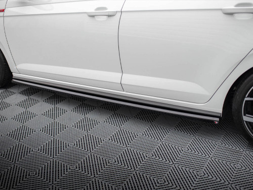 Maxton Side Skirts Diffusers Volkswagen Polo GTI Mk6 Facelift Maxton Side Skirts Diffusers Volkswagen Polo GTI Mk6 Facelift