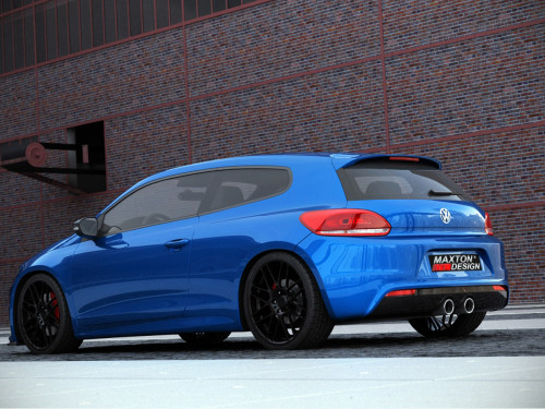 Maxton Rear Valance VW Scirocco III R With 2 Exhaust Holes Maxton Rear Valance VW Scirocco III R With 2 Exhaust Holes
