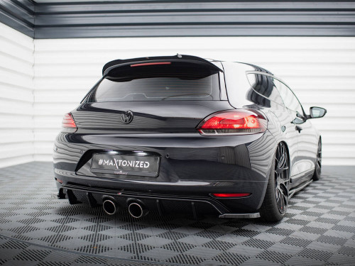 Maxton Rear Valance V.2 Volkswagen Scirocco Mk3 (R32 Exhaust)
