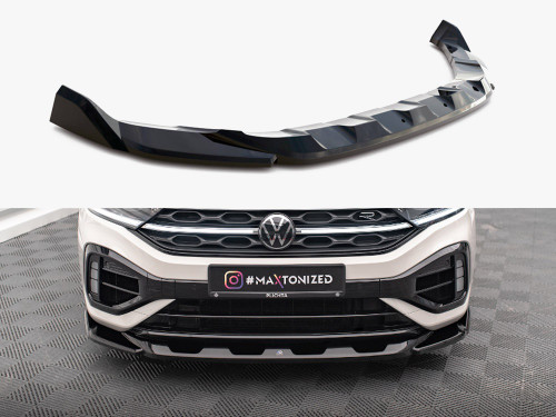 Maxton Front Splitter V.2 Volkswagen T-Roc R / R-Line Mk1 Facelift