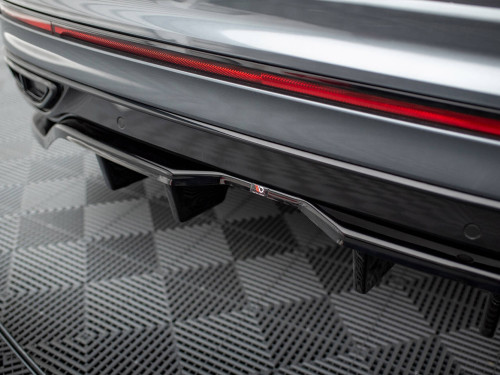 Maxton Rear Splitter (Vertical Bars) Volkswagen Tiguan Allspace R-Line Mk2 Facelift Maxton Rear Splitter (Vertical Bars) Volkswagen Tiguan Allspace R-Line Mk2 Facelift