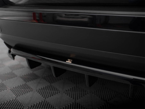 Maxton Rear Splitter (Vertical Bars) Volkswagen Touareg Mk2