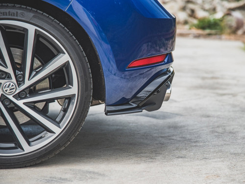 Maxton Street PRO Rear Side Splitters Volkswagen Golf R Mk7 Facelift Maxton Street PRO Rear Side Splitters Volkswagen Golf R Mk7 Facelift