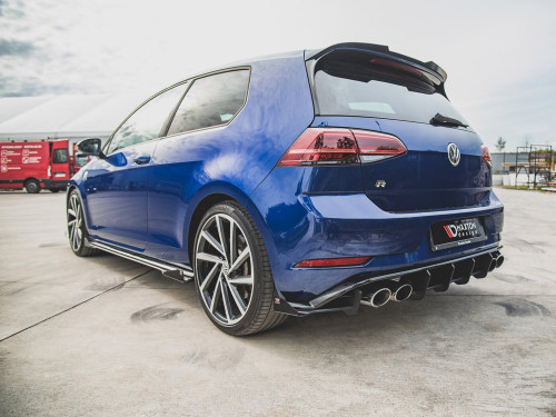 Maxton Street PRO Rear Side Splitters + Flaps Volkswagen Golf R Mk7 Facelift Maxton Street PRO Rear Side Splitters + Flaps Volkswagen Golf R Mk7 Facelift