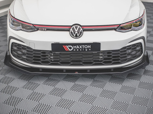 Maxton Street Pro Front Splitter + Flaps Volkswagen Golf GTI / GTE / GTD / R-Line Mk8