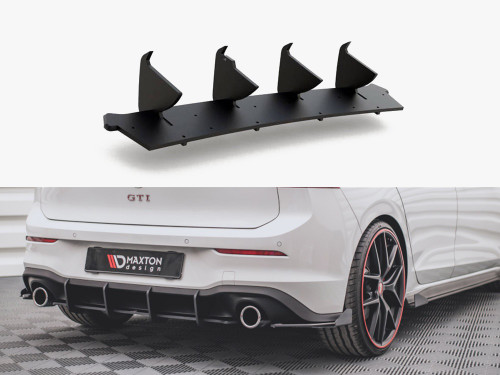 Maxton Street PRO Rear Diffuser V.1 VW Golf 8 GTI Maxton Street PRO Rear Diffuser V.1 VW Golf 8 GTI