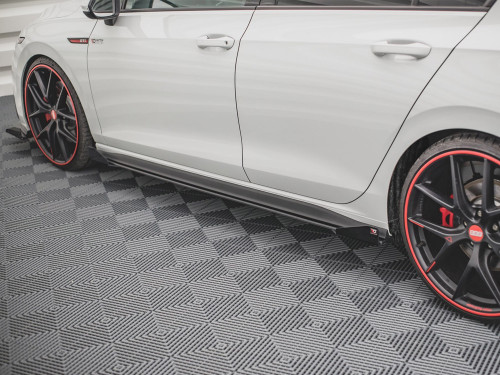 Maxton Street PRO Side Skirts Diffusers + Flaps Volkswagen Golf GTI / GTE / GTI Clubsport / R-Line Mk8 Maxton Street PRO Side Skirts Diffusers + Flaps Volkswagen Golf GTI / GTE / GTI Clubsport / R-Line Mk8