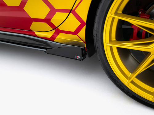Maxton Street PRO Side Skirts Diffusers + Flaps Volkswagen Golf GTI Clubsport Mk8 Facelift