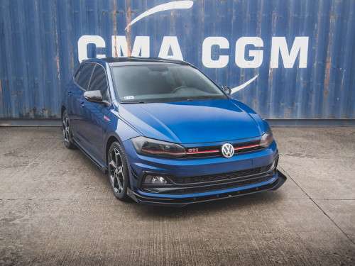 Maxton Street PRO Front Splitter + Flaps VW Polo GTI Mk6 Maxton Street PRO Front Splitter + Flaps VW Polo GTI Mk6