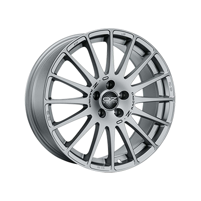 OZ Racing SUPERTURISMO GT GRIGIO CORSA BLACK LETTERING - 16x7 - 4x114.3 - CB: 75 - ET42