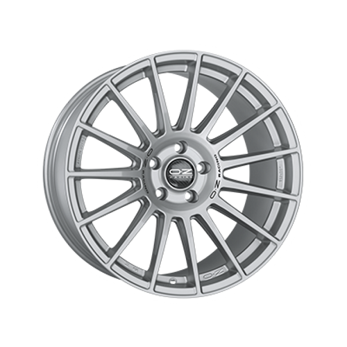 OZ Racing SUPERTURISMO DAKAR MATT RACE SILVER BLACK LETTERING - 21x9 - 5x120 - CB: 64.12 - ET35