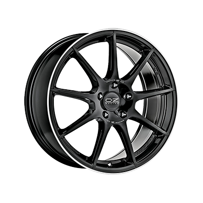 OZ Racing VELOCE GT GLOSS BLACK+DIAMOND LIP+SILVER LETTERING - 18x8 - 5x108 - CB: 75 - ET45 OZ Racing VELOCE GT GLOSS BLACK+DIAMOND LIP+SILVER LETTERING - 18x8 - 5x108 - CB: 75 - ET45
