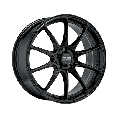 OZ Racing HYPER GT HLT GLOSS BLACK - 17x7.5 - 5x114.3 - CB: 75 - ET45