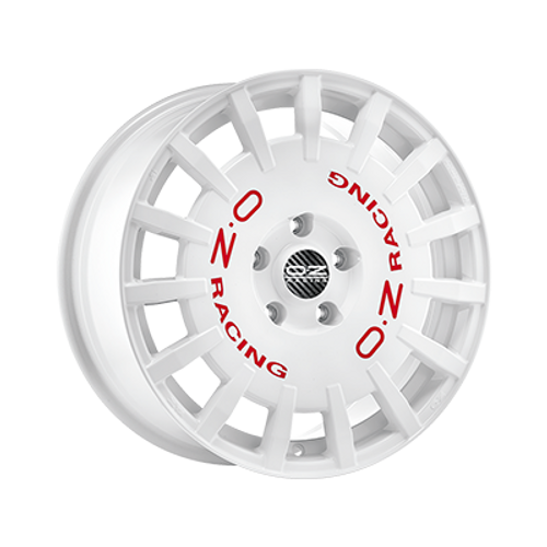 OZ Racing RALLY RACING RACE WHITE RED LETTERING - 17x7 - 4x100 - CB: 68 - ET45