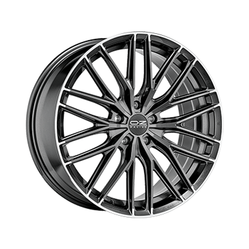 OZ Racing GRAN TURISMO HLT STAR GRAPHITE DIAMOND LIP - 19x8.5 - 5x108 - CB: 75 - ET45