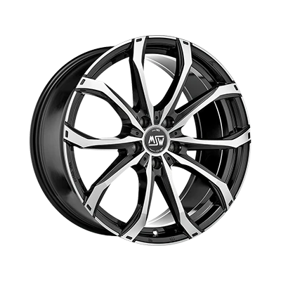 MSW MSW 48 GLOSS BLACK FULL POLISHED - 20x8.5 - 5x112 - CB: 73 - ET45