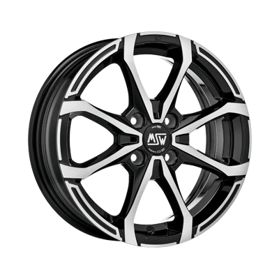 MSW MSW X4 GLOSS BLACK FULL POLISHED - 15x5 - 4x100 - CB: 60.1 - ET32