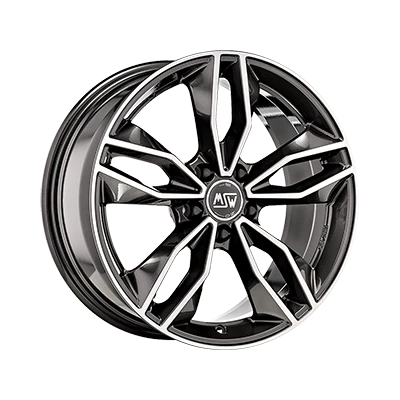 MSW MSW 71 GLOSS DARK GREY FULL POLISHED - 19x8.5 - 5x112 - CB: 73 - ET50