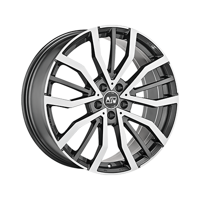 MSW MSW 49 GLOSS GUN METAL FULL POLISHED - 19x8 - 5x127 - CB: 71.6 - ET50
